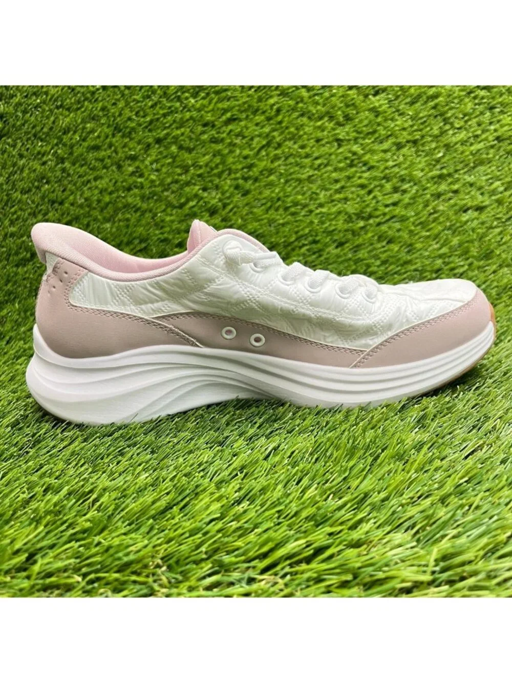 Skechers Contour Foam-Cozy Fit Womens Size 7 Lavender Running Shoes Sneakers